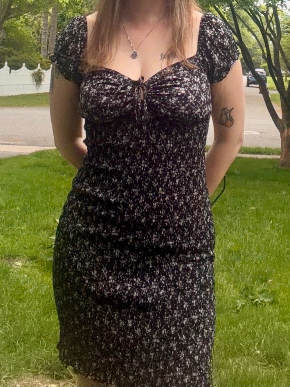 Floral dress size L